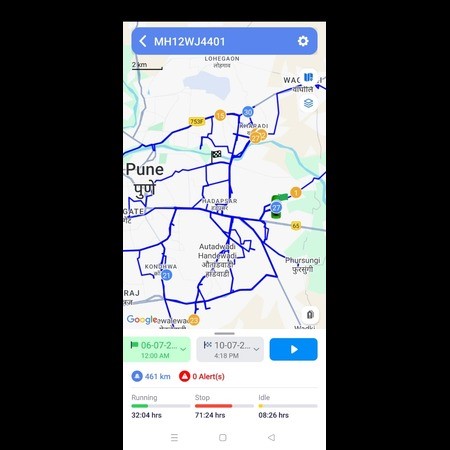 Route History Playback